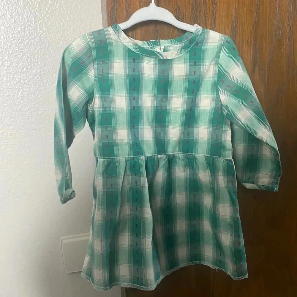 Girls Plaid Wrangler Dress 6-9mo‎